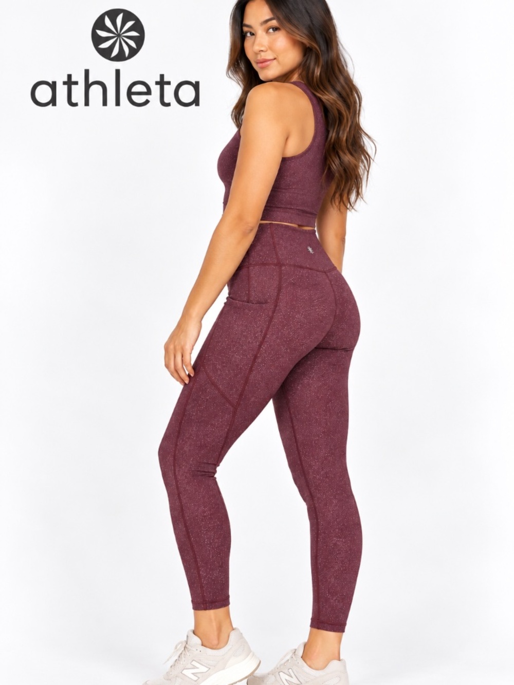 Athleta Salutation Stash Pocket Rainwater Tight